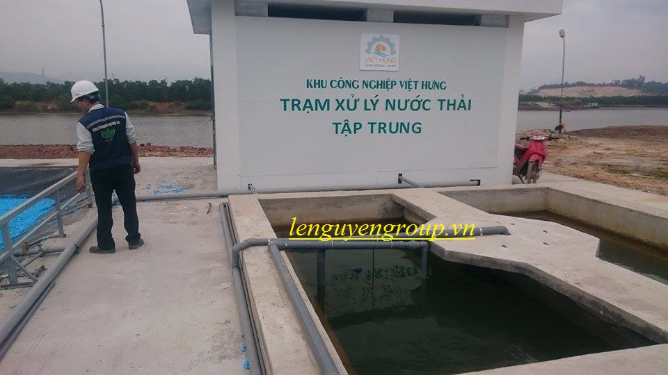 Hệ thống xử lý nước thải khu công nghiệp Việt Hưng - Hạ Long 